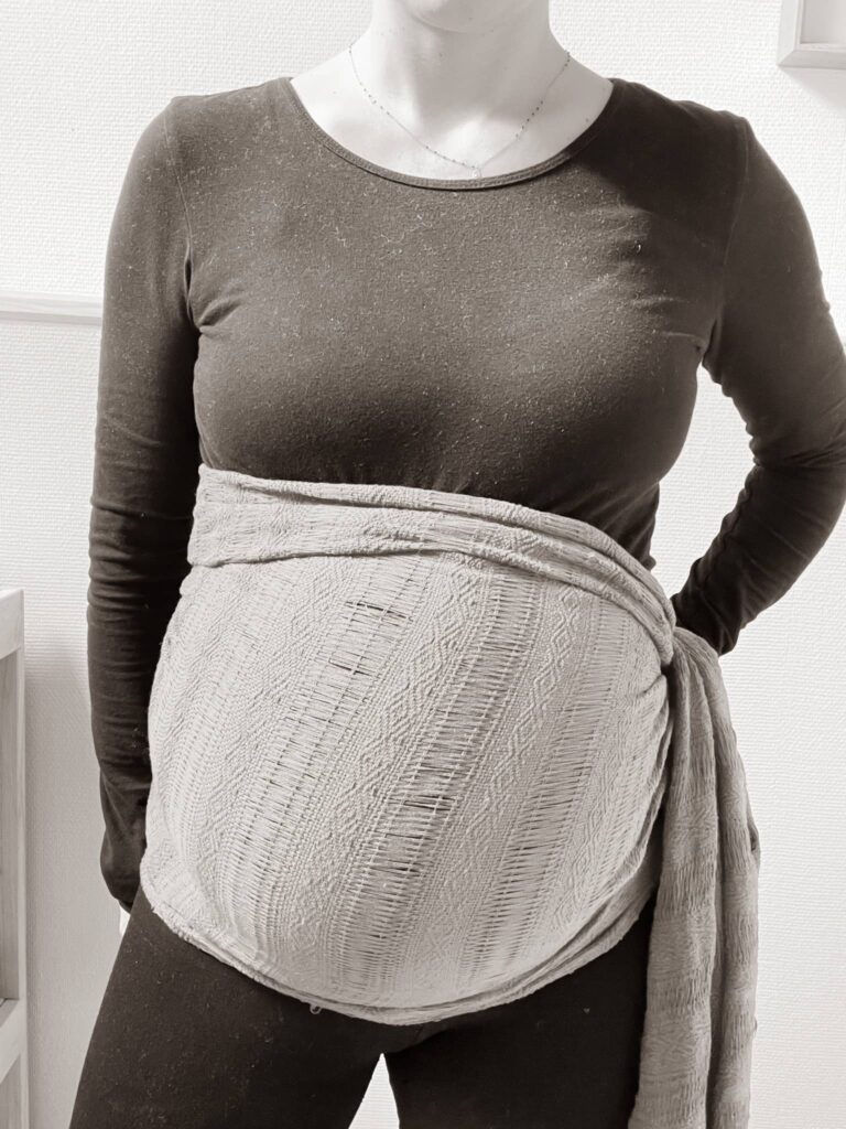 rebozo soutien ventre femme enceinte bien-être